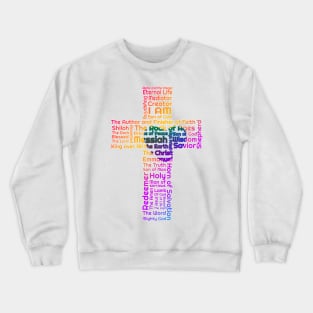 Names of Jesus Cross Crewneck Sweatshirt